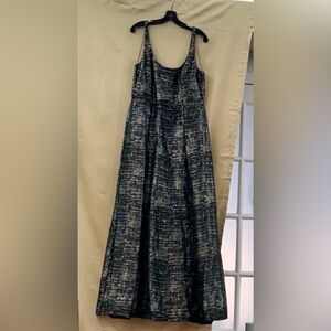 Aidan Mattox Black Satin Dress